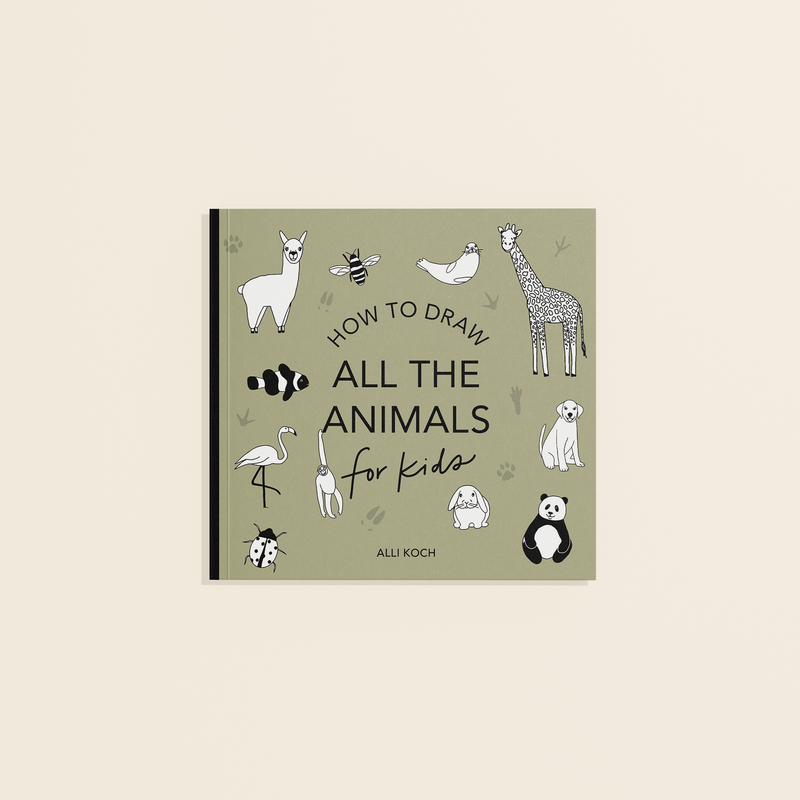 All The Animals: A How to Draw Art Book for Kids Mini