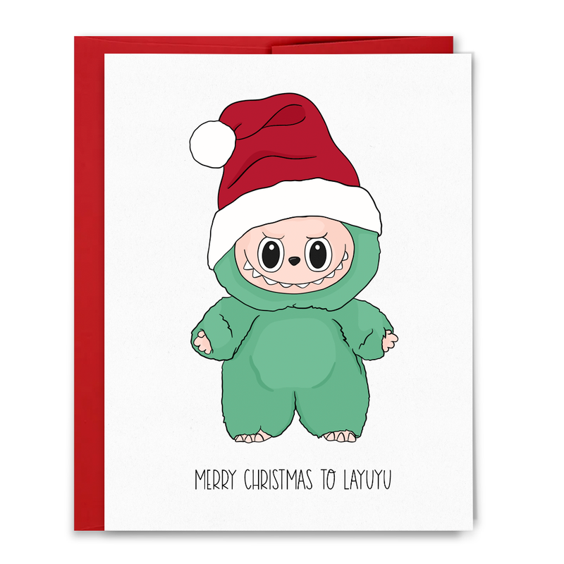 Merry Christmas to Layuyu Lafufu Card