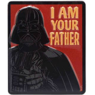 Star Wars Darth Vader Embossed Metal Magnet “I AM YOUR FATHER”