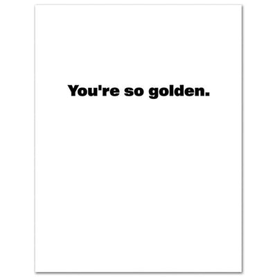 Harry Stiles You're So Golden Birthday Card