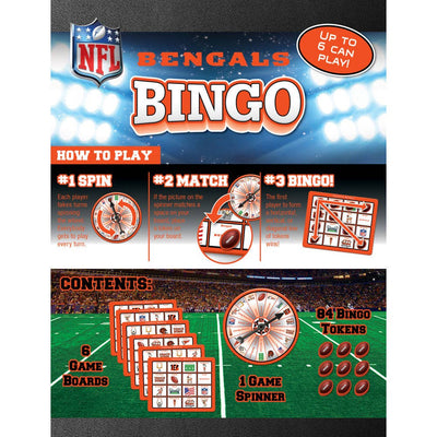 Cincinnati Bengals NFL Bingo Game