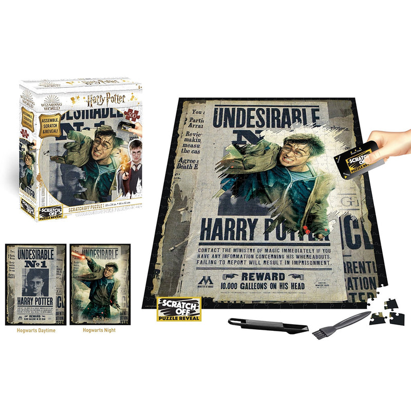Scratch OFF Harry Potter Wanted 500PCS
