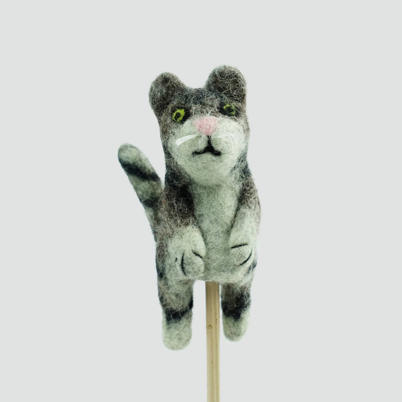 Felt Finger Puppets - Cats and Dogs ASSORTED Set of 6