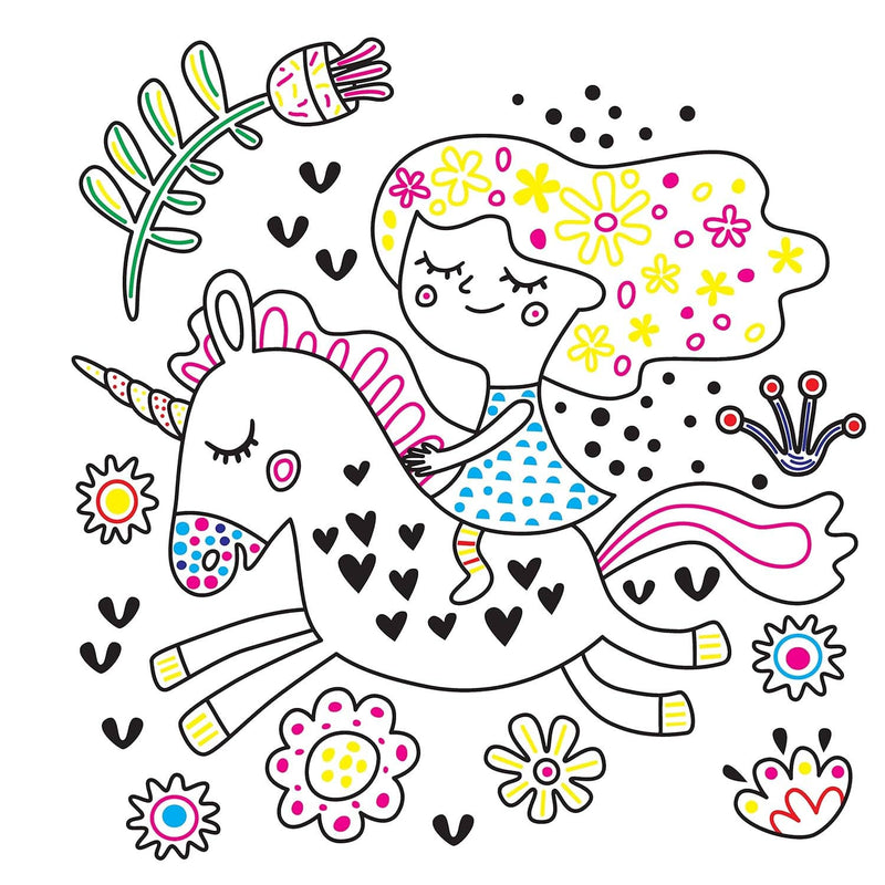 Easy and Fun Paint Magic with Water: Unicorns and Friends
