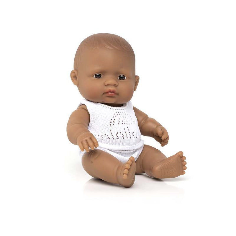 Newborn Baby Doll Hispanic Girl 8 1/4" inch (Box)