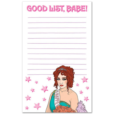 Notepad: Chappell Roan Good List, Babe!