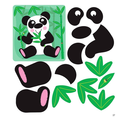 First Fun Sticker Painting: WILD ANIMALS