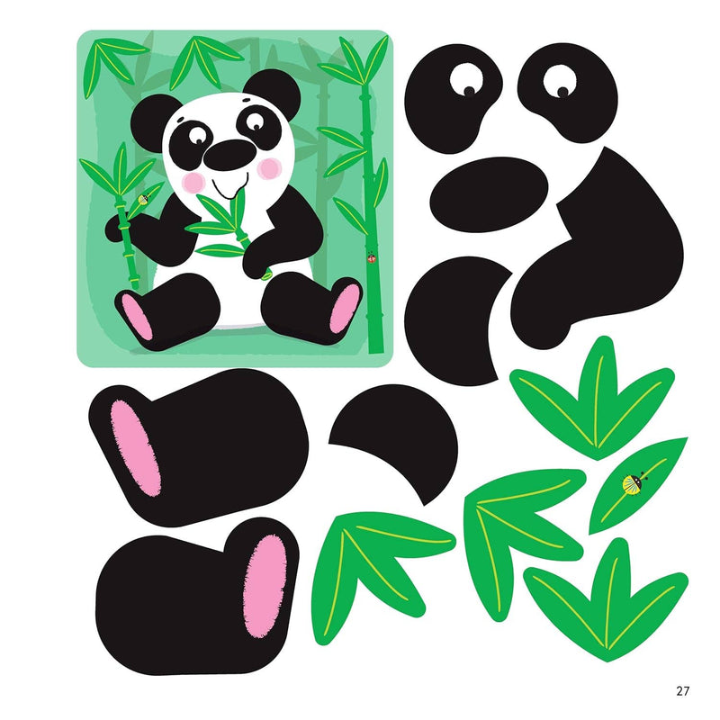 First Fun Sticker Painting: WILD ANIMALS