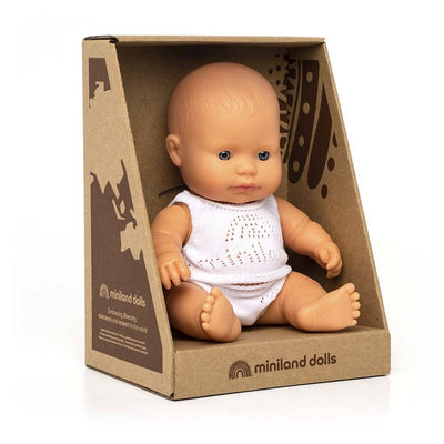 Newborn Baby Doll Caucasian Girl 8 1/4" inch (Box)