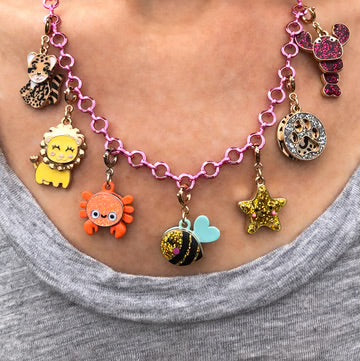 Gold Cloud Leopard Charm
