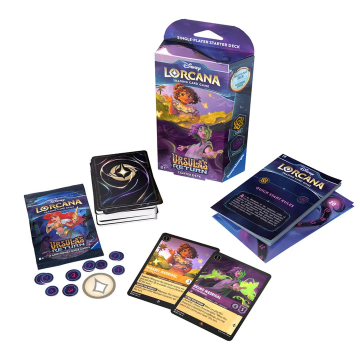 Disney Lorcana Starter Deck Ursula's Return Flying Pig Toys Disney Lorcana Starter Deck Ursula's Return Flying Pig Toys