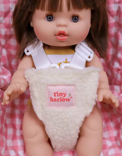 Doll Car Seat - Pink Gigham - Tiny Harlow