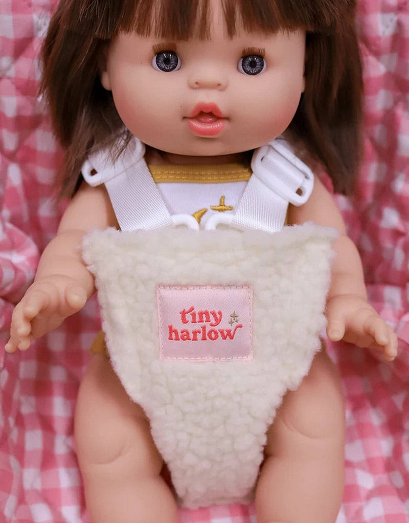 Doll Car Seat - Pink Gigham - Tiny Harlow