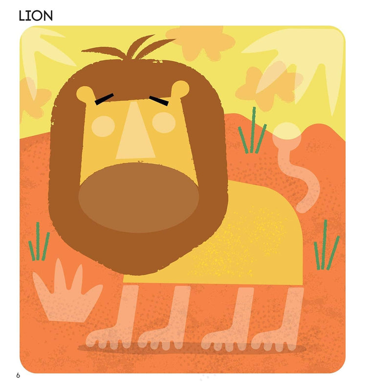 First Fun Sticker Painting: WILD ANIMALS