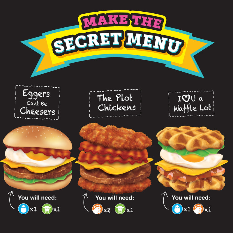 Orb™ Stretchee Foodz Secret Menu Burger, Breakfast or Waffle – Flying ...