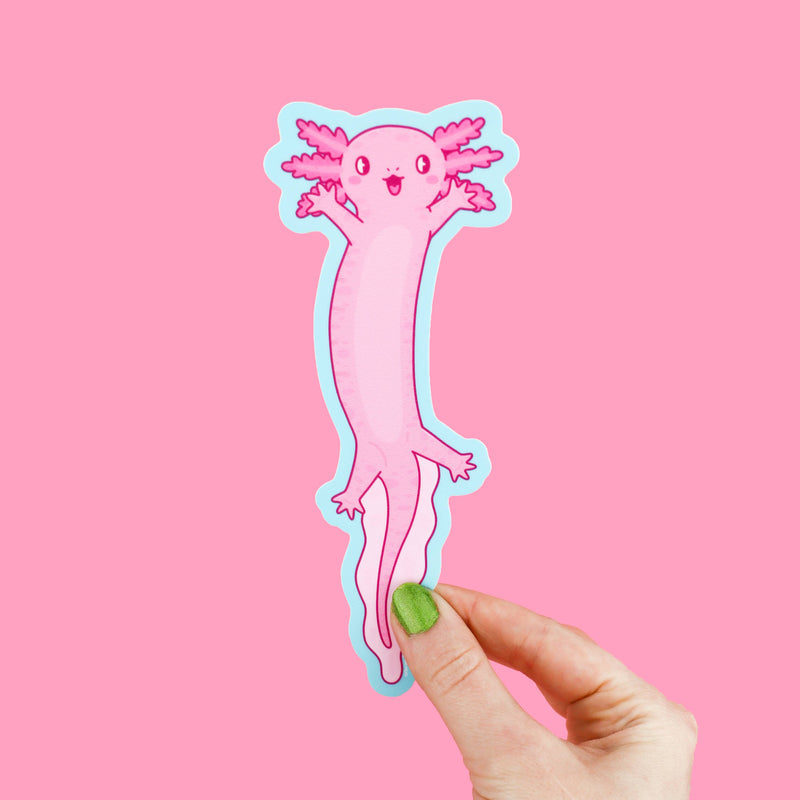 Axolotl Cute Animal Art Decal Long Vinyl Sticker