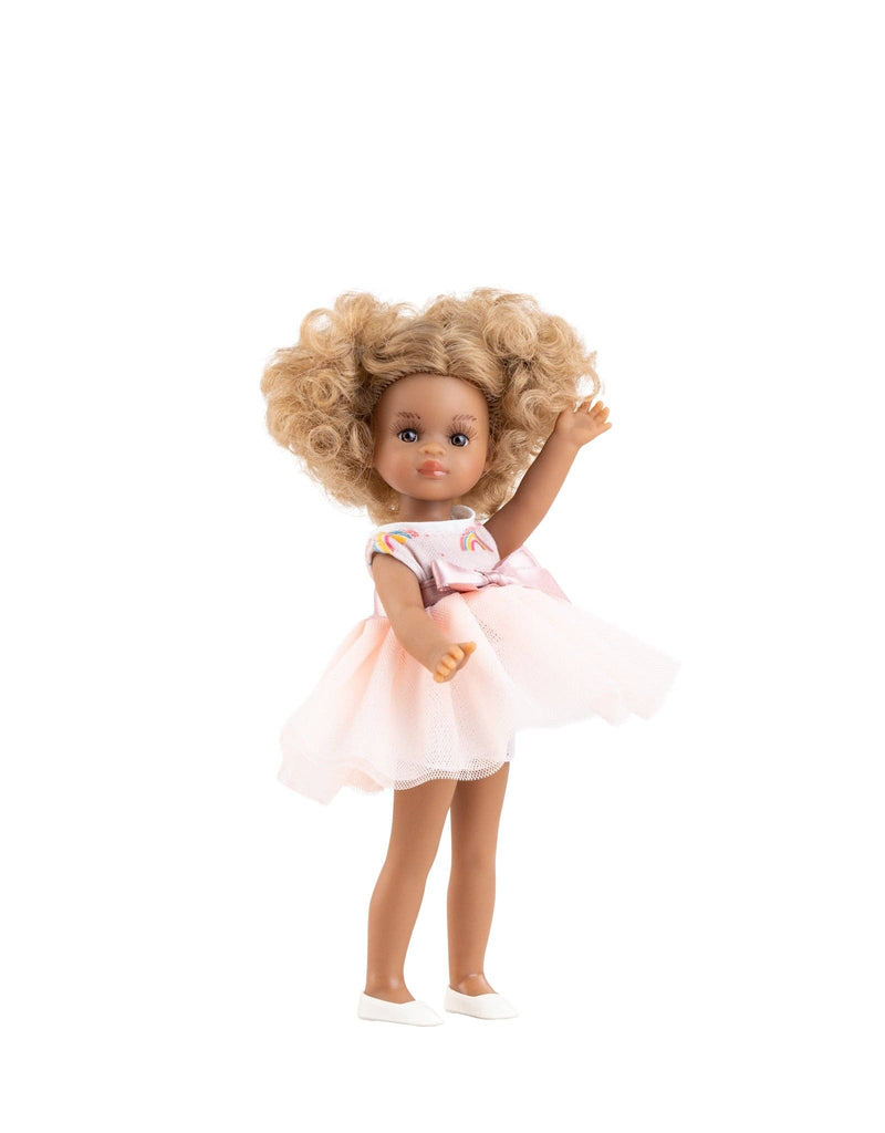 Mini Amigas Doll - Raquel with pink tutu dress - Paola Reina