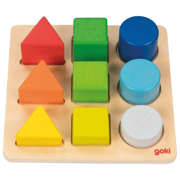 Color and Shape Assorting Board