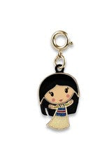 Gold Swivel Mulan Charm