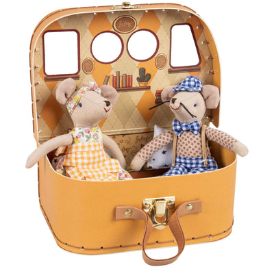 Grandparent Mice in a Camper