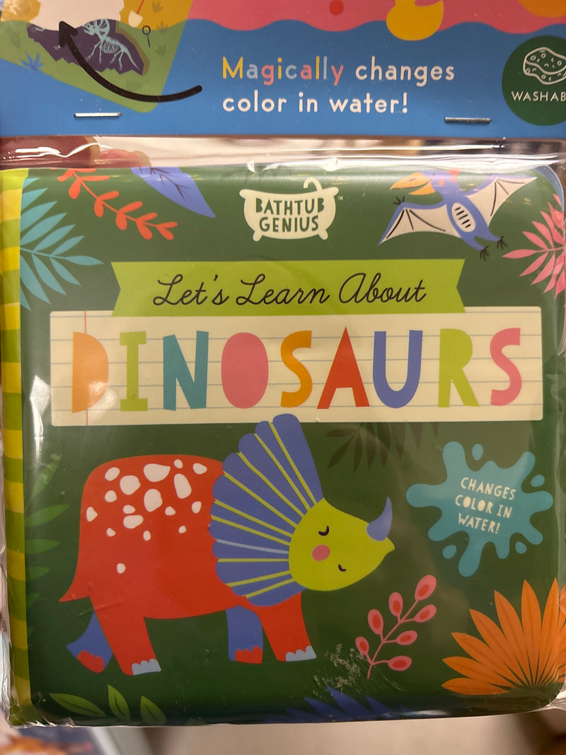 Bathtub genius let’s learn about dinosaurs