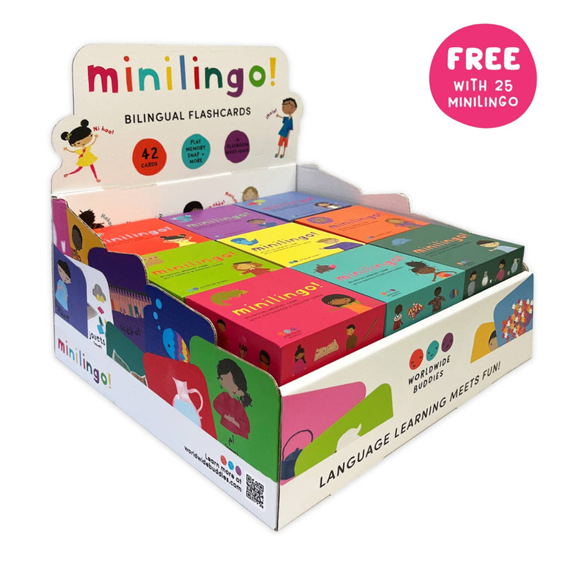 Minilingo Japanese/English Bilingual Flashcards for Kids