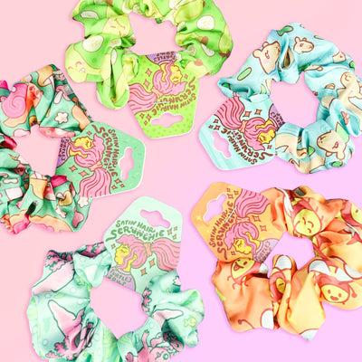 Axolotl Hair Scrunchie, Cute Hair Accessories, Hair Ties