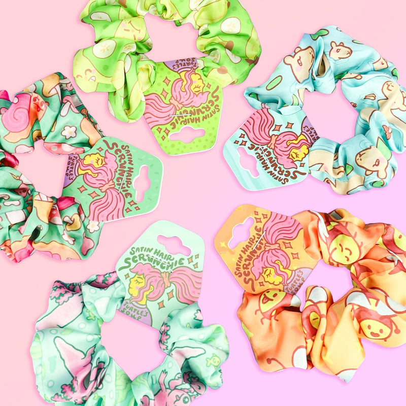 Axolotl Hair Scrunchie, Cute Hair Accessories, Hair Ties