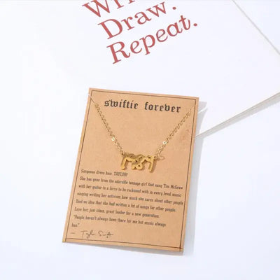 Taylor Swift Swiftie Pendant Necklace by Eras Necklace: All To Well