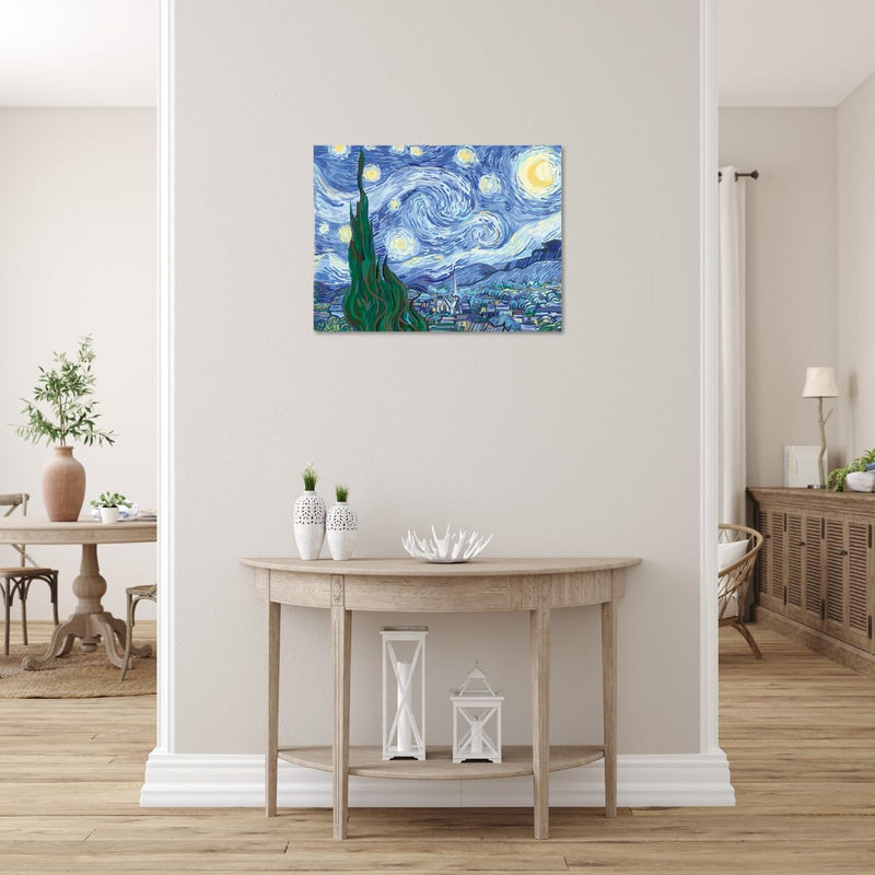 Relax CreArt Van Gogh: Starry Night Canvas Paint by Numbers Kit