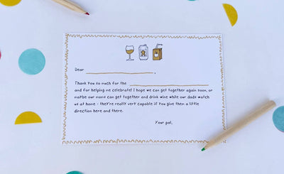 Fill In the Blank Thank You Card Set - Moms and Dads Joke