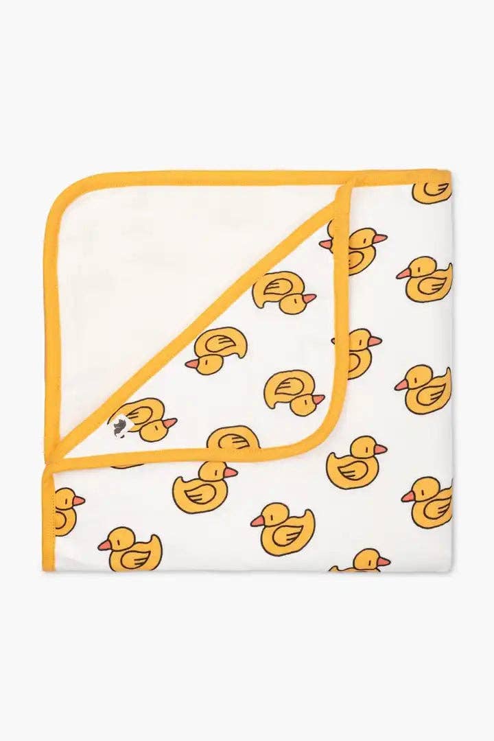 Organic Hooded Towel - Rubber Duckies