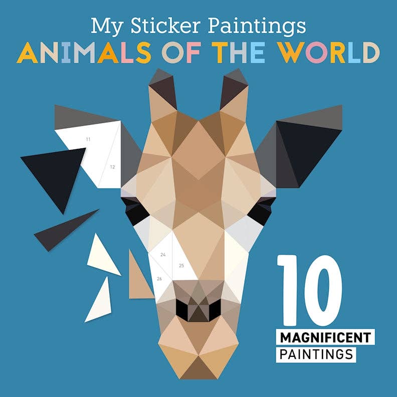 My Sticker Paintings: Animals of the World - Kid&