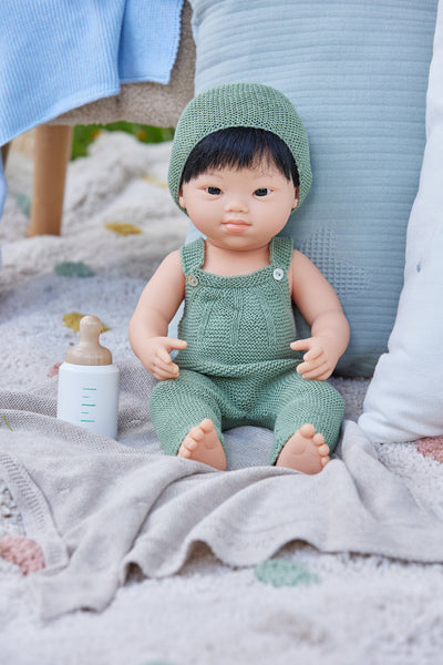 Terra Knitted Blanket for Dolls