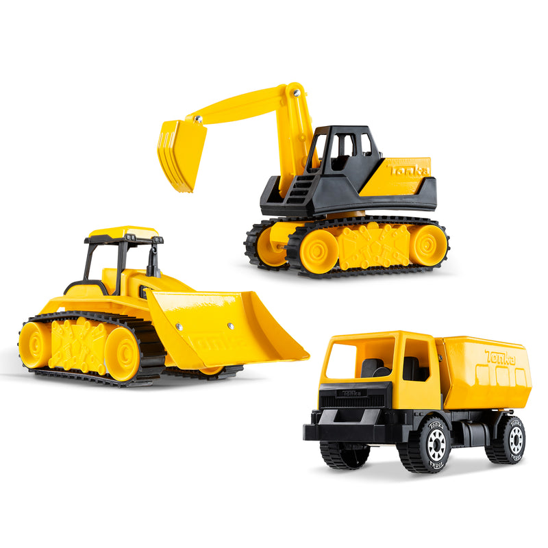 Tonka Steel Classics Construction: Bulldozer, Dump Truck, or Excavator