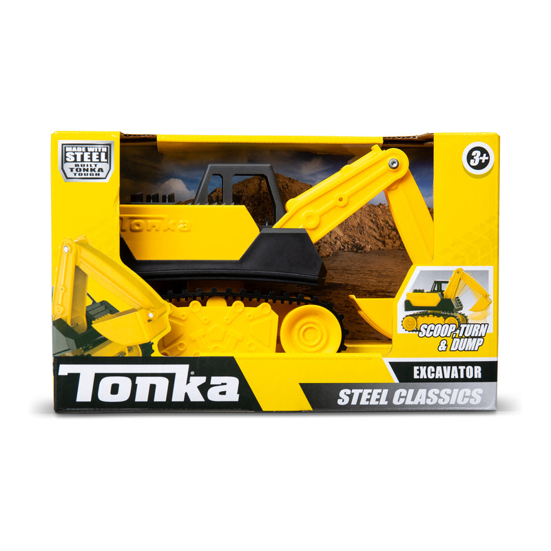 Tonka Steel Classics Construction: Bulldozer, Dump Truck, or Excavator