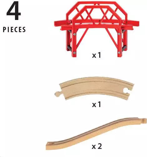 BRIO World Curved Bridge