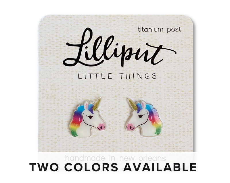 Rainbow Unicorn Earrings