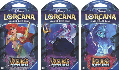 Disney Lorcana: Ursula’s Return Sleeved Booster - Styles May Vary