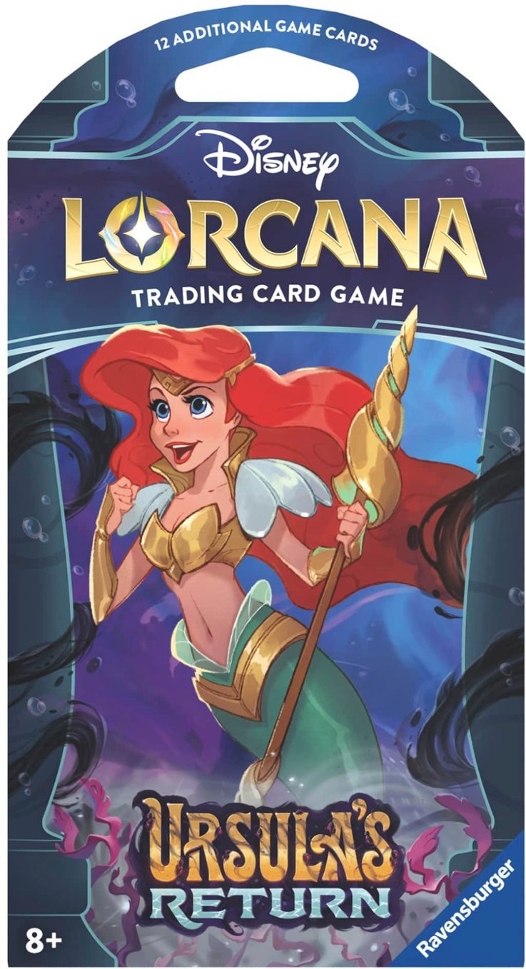 Disney Lorcana: Ursula's Return Sleeved Booster - Styles May Vary Flying Pig Toys Disney Lorcana: Ursula's Return Sleeved Booster - Styles May Vary Flying Pig Toys