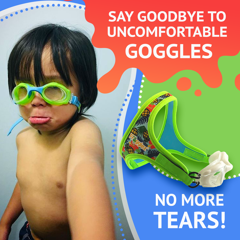 Green Explorerz Swim Goggles for Kids