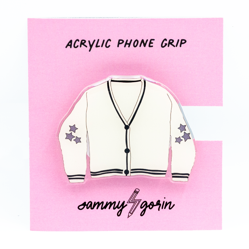 Cardigan Acrylic Phone Grip Accessory - Taylor Swift
