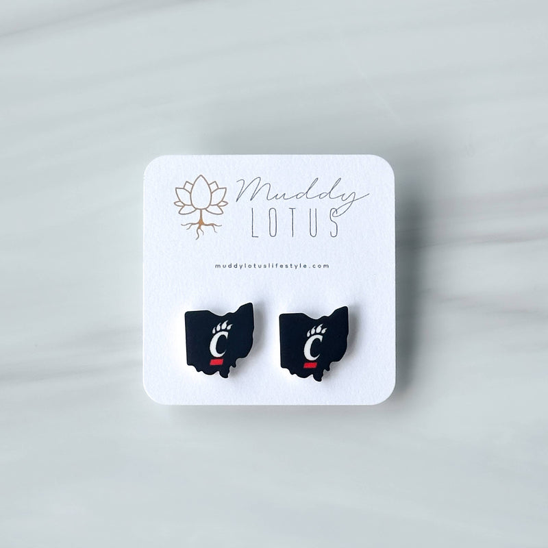 UC Bearcat Earrings