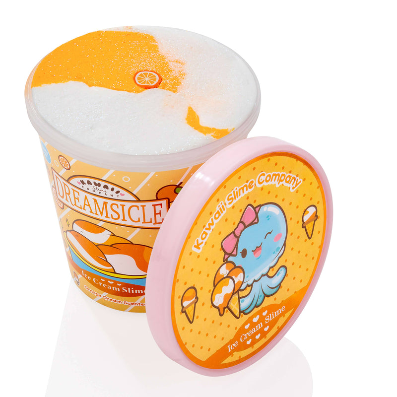 Dreamsicle Scented Ice Cream Pint Slime