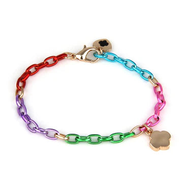 Girl Scout Gold Multi Chain Bracelet