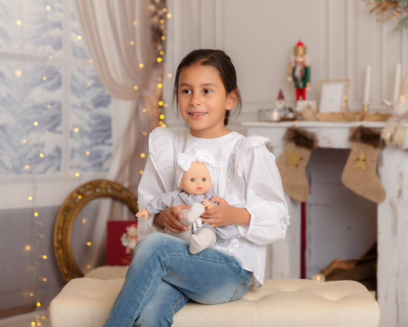 Alex & Sonia doll - Floral blouse and tights - Paola Reina