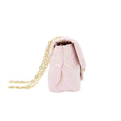 Classic Quilted Shiny Mini Bag