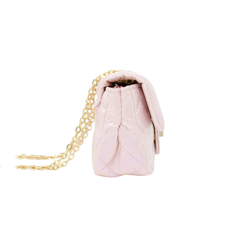 Classic Quilted Shiny Mini Bag