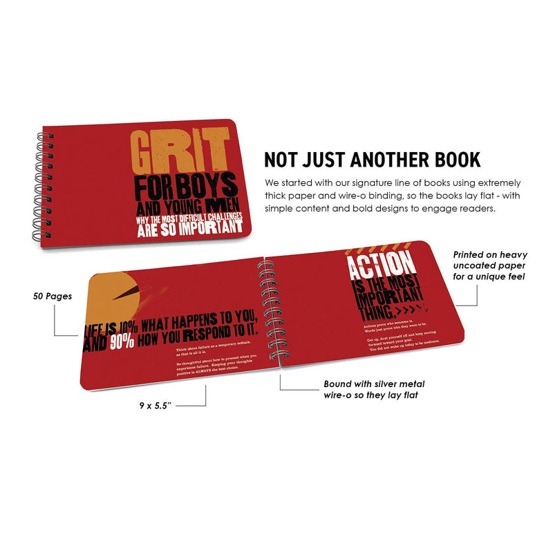 Grit for Boys & Young Men - A Book to Empower and Motivate