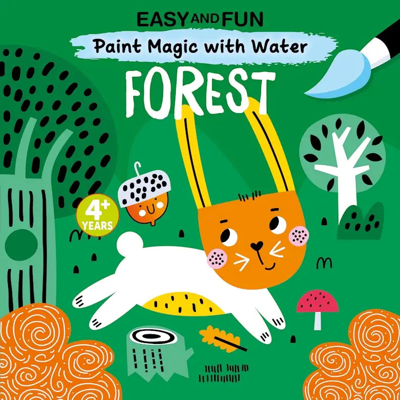 Painting Book - Paint Magic with Water: Forest